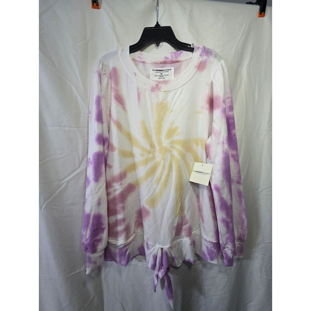 the sweatshirt project Women's Tie Dye Pullover Sweatshirt Size XL